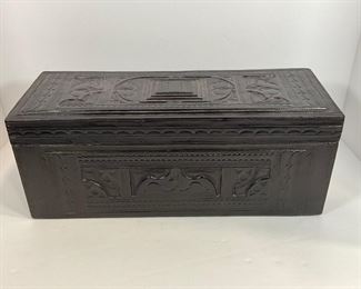 Leather Wrapped Box - Peru