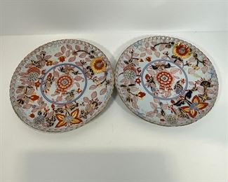 Pr of Spode Porcelain Plates