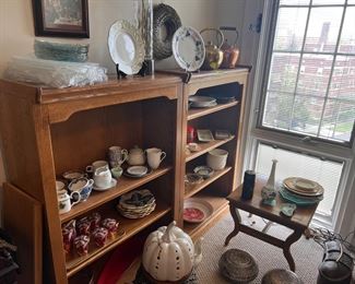 teapots and dishes and trays from overseas