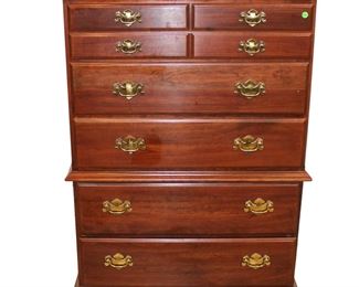 
Lot 547
Jamestown Sterling cherry 5 drawer high chest
