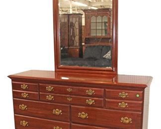 
Lot 548
Jamestown Sterling cherry 7 drawer low chest with mirror
