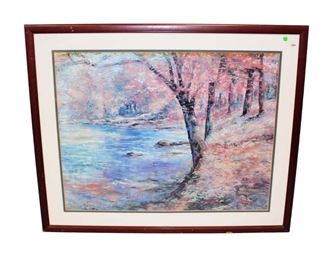 
Lot 572
Water color style print in frame
