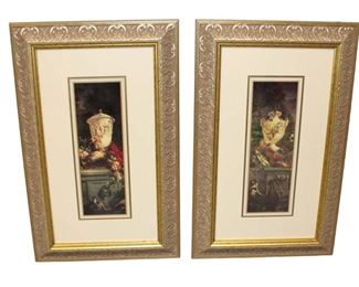 
Lot 589
Pair of quality decorator prints of urns
