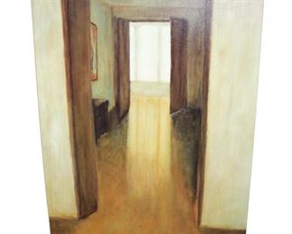 
Lot 591
Unframed oil on canvas
