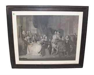 
Lot 594
Antique print under glass, frame is as is
