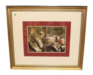 
Lot 600
Contemporary Victorian style print
