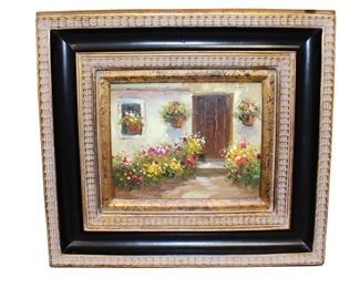 
Lot 598
Decorator oil on canvas in nice frame
