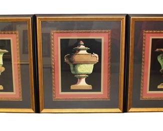 
Lot 603
(3) Contemporary prints of urns
