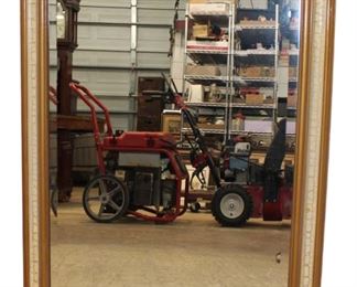 
Lot 611
Contemporary bevel glass decorator mirror
