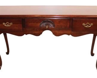 
Lot 620
Thomasville queen Anne shell carved cherry sofa table

