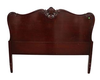 
Lot 642
Vintage French style mahogany full size headboard
