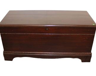 
Lot 643
Vintage mahogany cedar line chest
