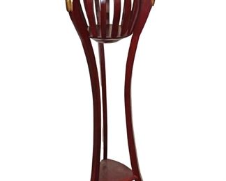 
Lot 644
Painted mahogany frame swan carved plant stand
