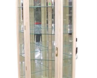 
Lot 682
Contemporary Philip Reinisch corner curio display cabinet
