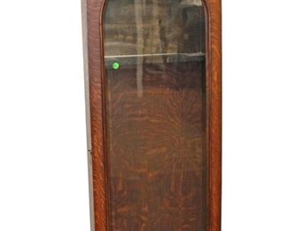 
Lot 681
Antique oak carved case cabinet
