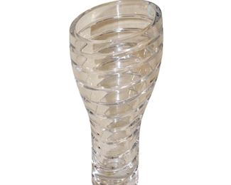 
Lot 714
Vintage signed Nambe leaded crystal vase
