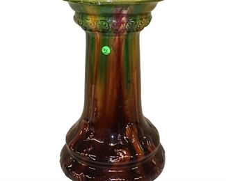 
Lot 716
Majolica style pedestal
