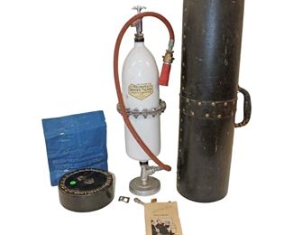 
Lot 717
Rare Reliance Water Filtration system with sales pamphlet
