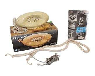 
Lot 721
Vintage Delco Genie Telephone in original box
