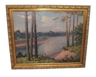 
Lot 760
Semi antique Signed oil on canvas in original frame
