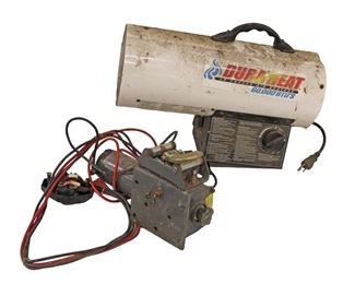 
Lot 808
Duraheat 60,000 BTU propane heater and electric wench
