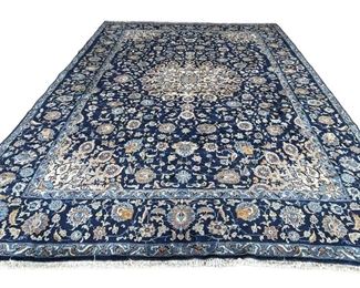 
Lot 814
Semi antique hand woven wool room size rug needs cleaning
