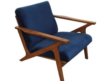 
Lot 827
Mid century modern style walnut arm chair
