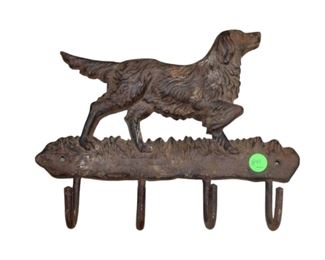 
Lot 841
Cast Iron dog hook rack
