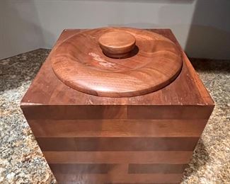 MCM WALNUT ICE BUCKET