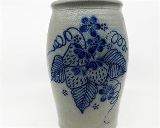 SALT GLAZED STRAWBERRY CROCK