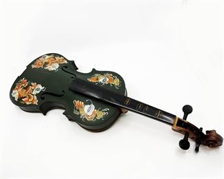ROSEMALING PAINTED VIOLIN
