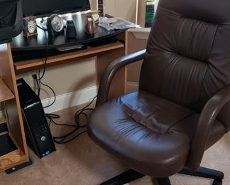 Office small desk, office chair