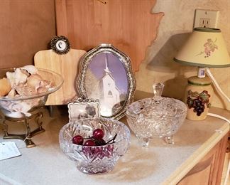 cutting boards, crystal