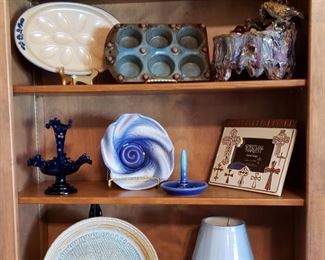 Thinker bookends,  pottery, unique decor