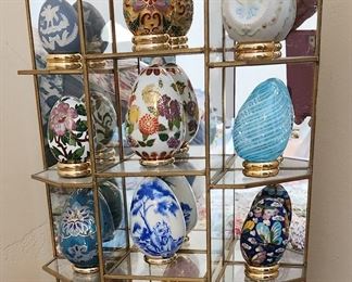 The Franklin Mint Collectors Eggs, Cloisonne Flower