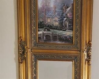 THOMAS KINKADE PRINT Mirror Picture Wall Art