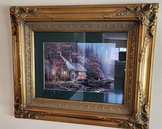 THOMAS KINKADE PRINT, Picture Wall Art
