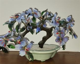 Vintage Jade Bonsai  Tree 