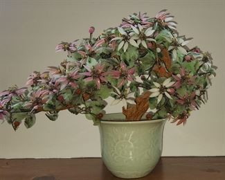 Vintage Jade Bonsai  Tree 