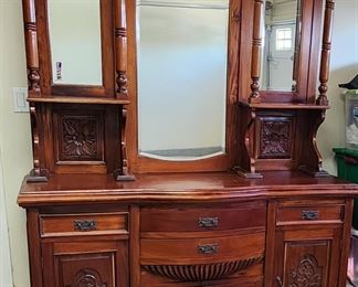 Buffet with Beveled Mirror 