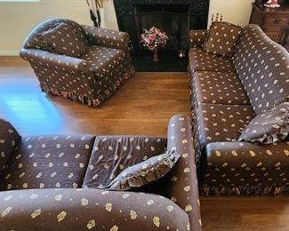 sofa sleeper Twin and Double matching chair 