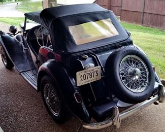 Spoke wheel spare tire