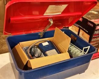 This parts washer has never been assembled