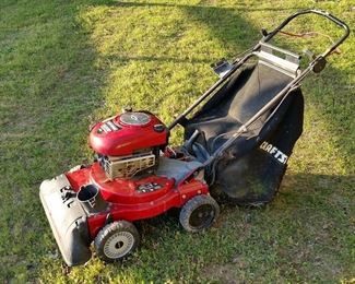 Craftsman 6.5 hp leaf vacuum, mulcher, blower, and chipper