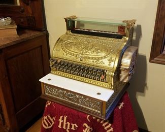 National Cash Register No. 346, works great, ca. 1916, very heavy