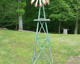 Metal windmill