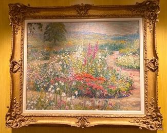 George Brainerd Burr original oil on canvas