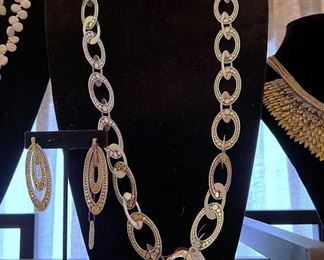 John Hardy long necklace and earrings