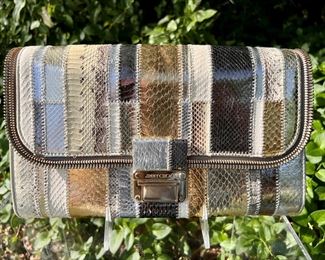 Jimmy Choo snakeskin handbag