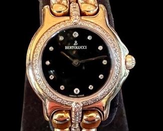 Bertolucci 18k and diamond Pulchra watch